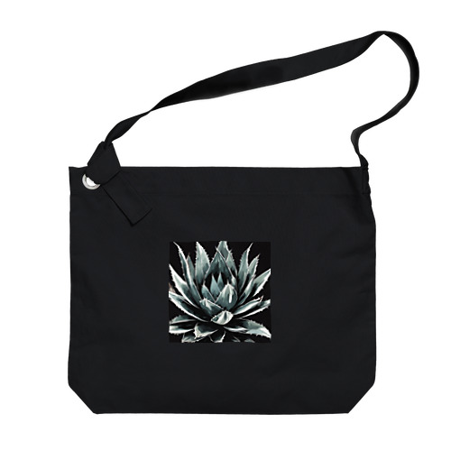 プランツパラダイスブラックアガベ Big Shoulder Bag