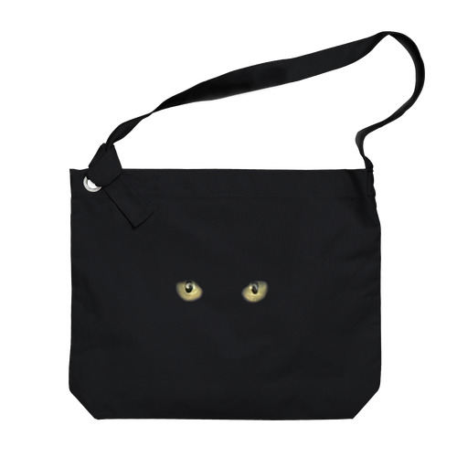 黒猫かくれんぼ Big Shoulder Bag
