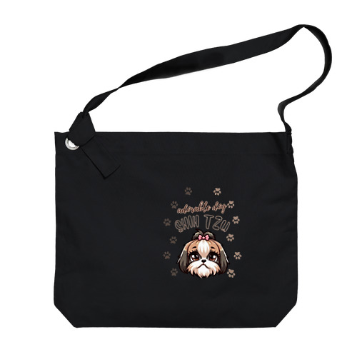 adorable dog　SHIH TZU　（シーズー） Big Shoulder Bag