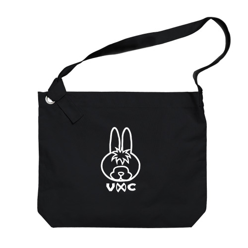 Rabbit Logo white Big Shoulder Bag