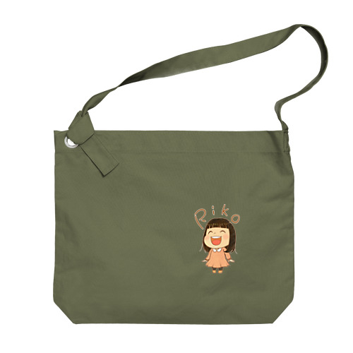 Rikoちゃん(ピンク) Big Shoulder Bag