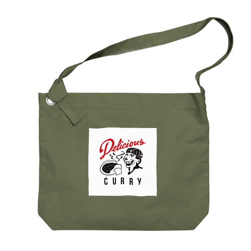 Delicious Curry logo Big Shoulder Bag