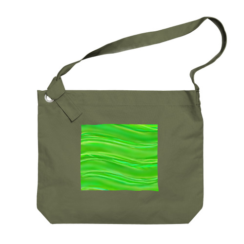 緑のそよ風 Big Shoulder Bag