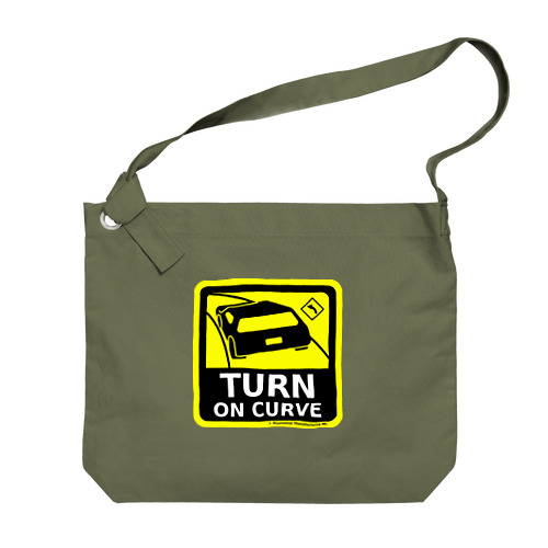 TURN ON CURVE Big Shoulder Bag