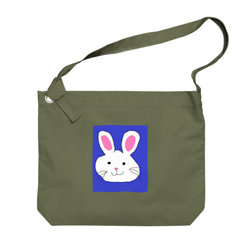 てがきうさぎ Big Shoulder Bag