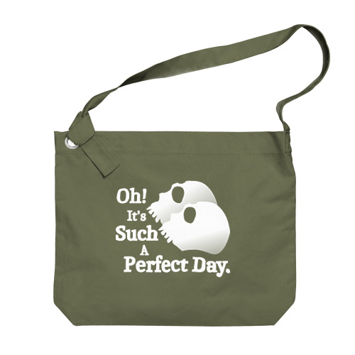 Oh! It's Such A Perfectday.（白） Big Shoulder Bag