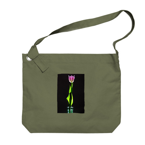 Tulip Design Big Shoulder Bag Big Shoulder Bag