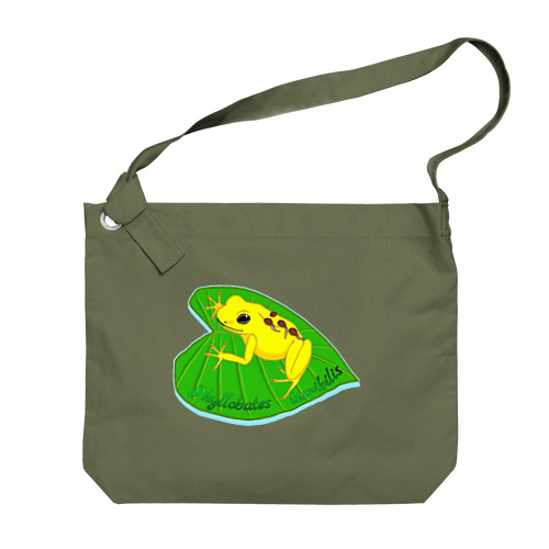 Phyllobates terribilis(猛毒吹矢ガエル)　英語バージョン Big Shoulder Bag