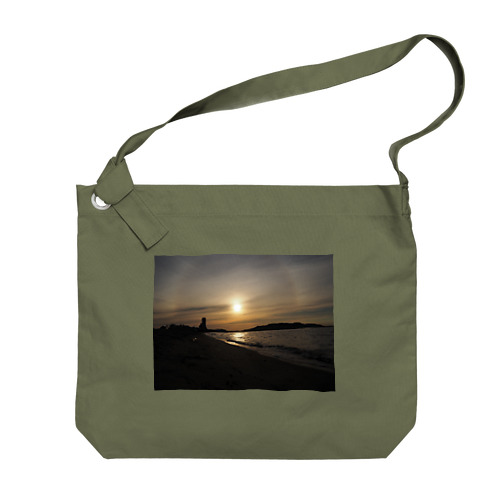 夏の海辺 Big Shoulder Bag