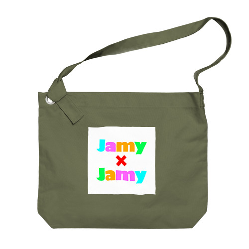 JamyJamyStudio公式ロゴ「NICE色」 ビッグショルダーバッグ