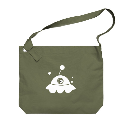UFO 白 Big Shoulder Bag