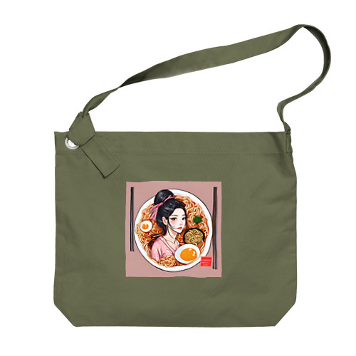 KIMONO GIRLS 華 ramen Big Shoulder Bag