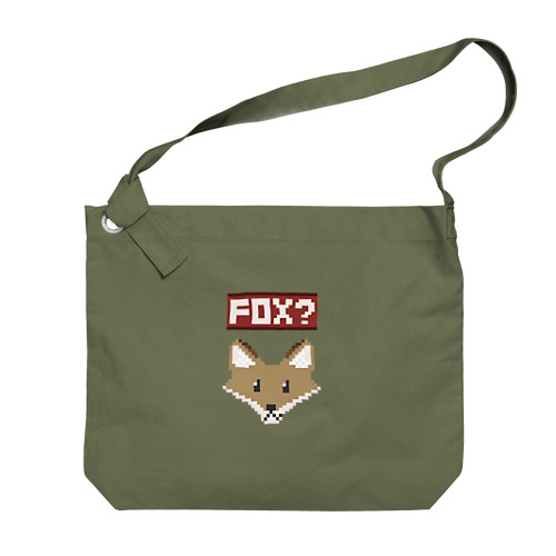 FOX？/clear Big Shoulder Bag
