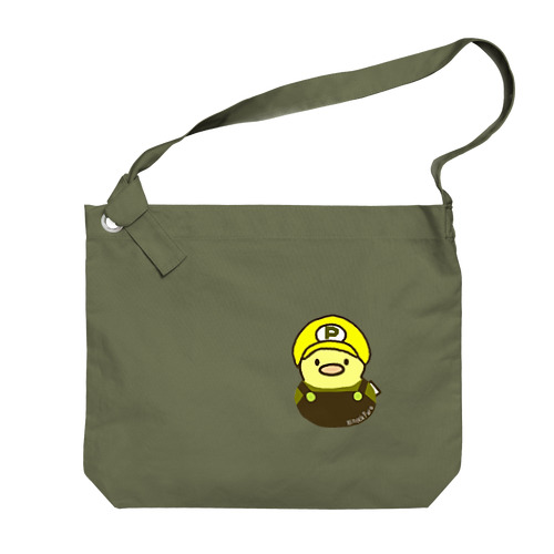 アヒルのぴよちゃんゲームキャラ仕様 Big Shoulder Bag