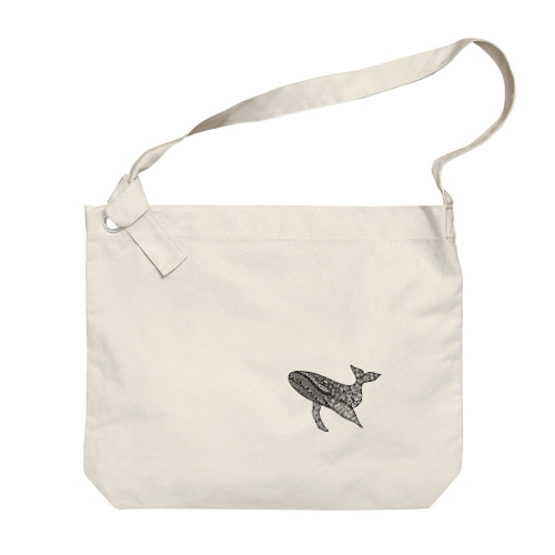 ゼンタングル 鯨 Big Shoulder Bag