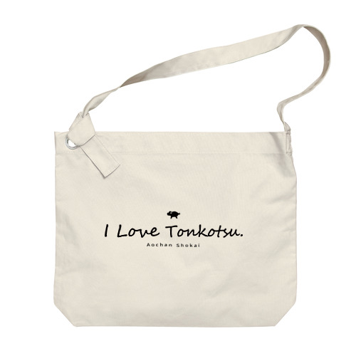 I Love Tonkotsu Big Shoulder Bag