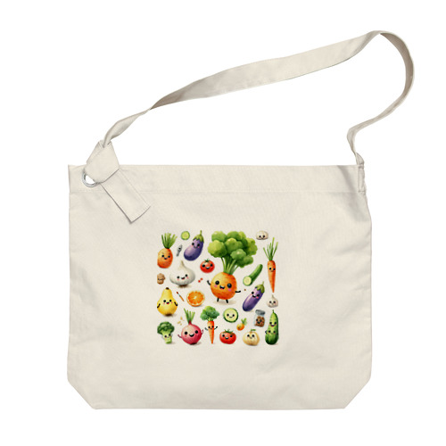 かわいいお野菜 Big Shoulder Bag