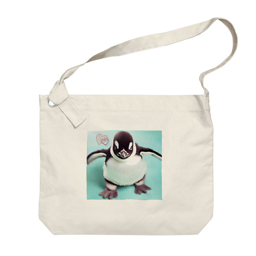 ペンギン赤ちゃん2 Big Shoulder Bag