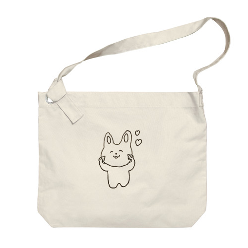 うさぎのぷぅちゃん🐰 Big Shoulder Bag