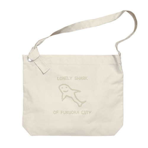 LONELY SHARK OF FUKUOKA CITY  Big Shoulder Bag