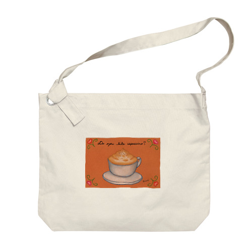 capuccino Big Shoulder Bag