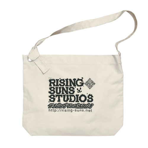 週刊少年ライジングサンズスタジオ ロゴ Big Shoulder Bag