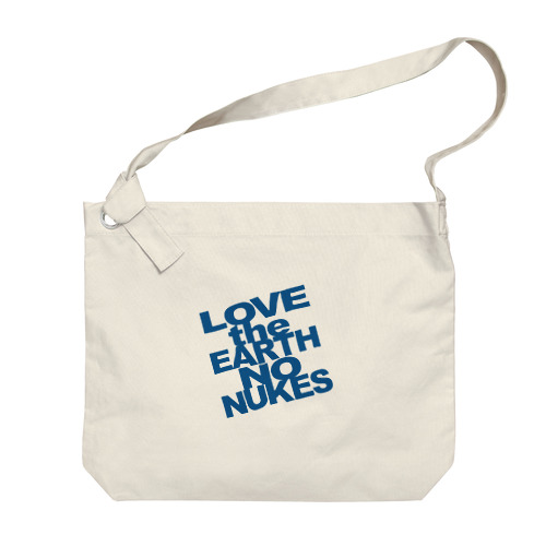 ビッグ LOVE the EARTH NO NUKES Big Shoulder Bag