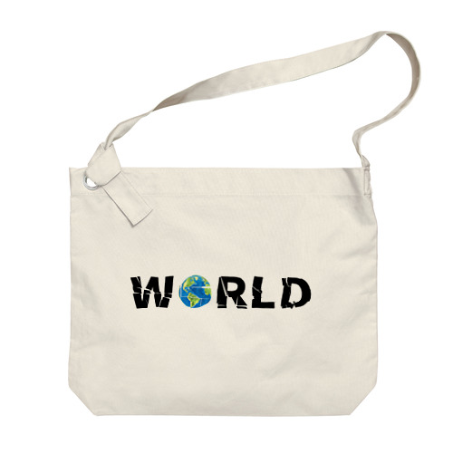 WORLD(英字＋１シリーズ) Big Shoulder Bag