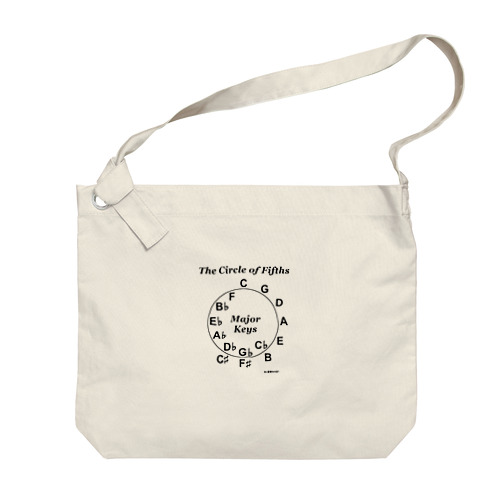 【音楽理論】サークル・オブ・フィフス - Ver.02 Big Shoulder Bag