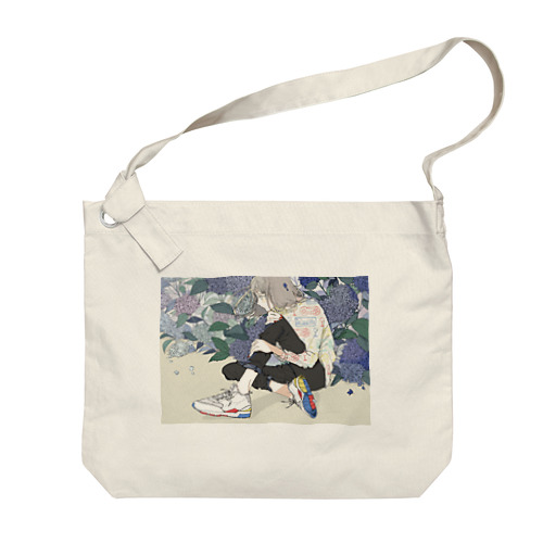 紫陽花 Big Shoulder Bag