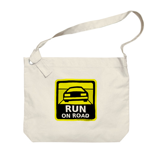 RUN ON ROAD Big Shoulder Bag
