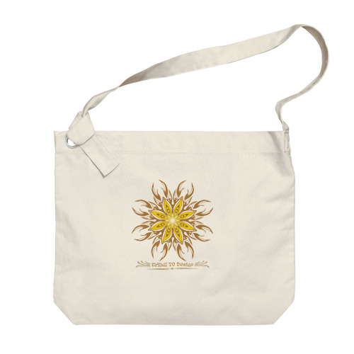 太陽＋花 Big Shoulder Bag
