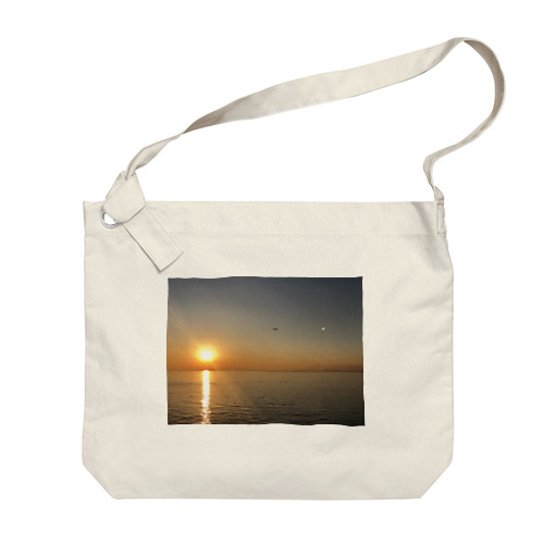 夕陽の海 Big Shoulder Bag
