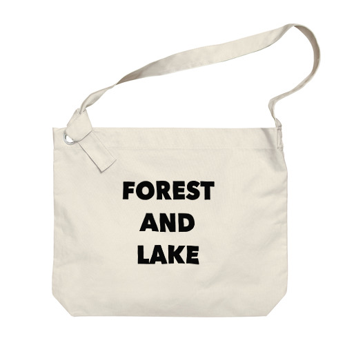 FOREST AND LAKE Big Shoulder Bag