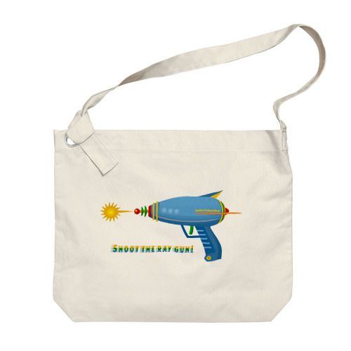 Shoot the ray gun! Big Shoulder Bag