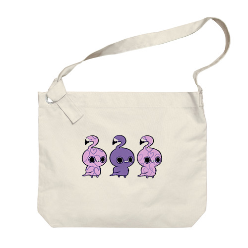 クレイジー闇うさぎ(flamingoTYPE：B) Big Shoulder Bag
