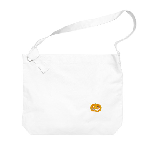 かぼちゃにゃ(ワンポイント) Big Shoulder Bag