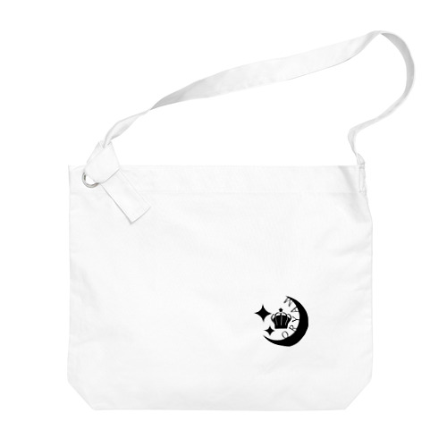 Moon & Crown-Name Design Big Shoulder Bag