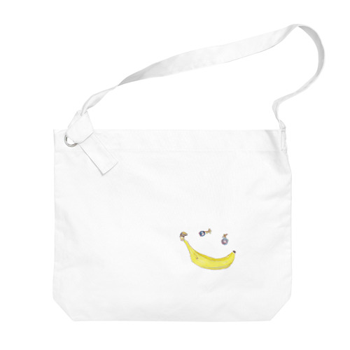 バナナスマイリー　Banana Smiley Big Shoulder Bag
