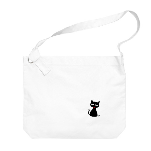 黒猫のKWU Big Shoulder Bag