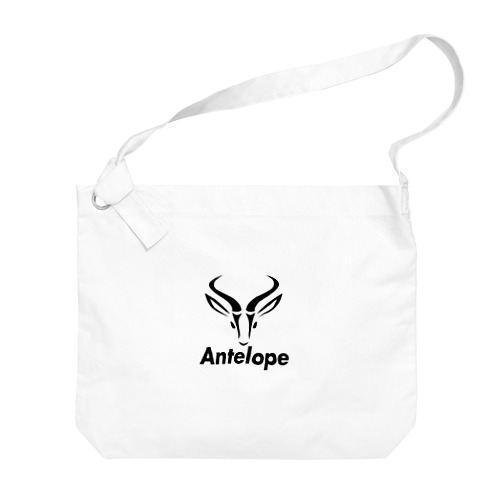 Antelop Black ロゴ Big Shoulder Bag