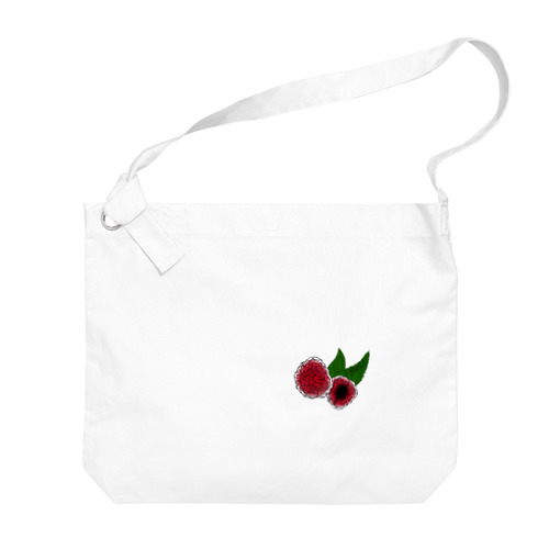 「   raspberry⁇⁇"no"   」 Big Shoulder Bag