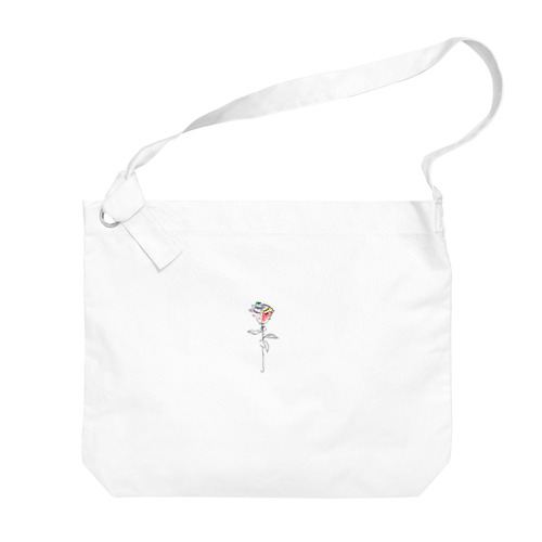 バラの花言葉 Big Shoulder Bag