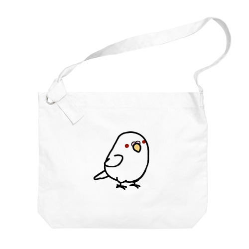 Chubby Bird セキセイインコ　アルビノ Big Shoulder Bag