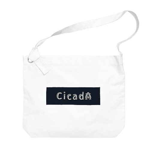 CICADA ビッグショルダーバッグ ホワイト Big Shoulder Bag