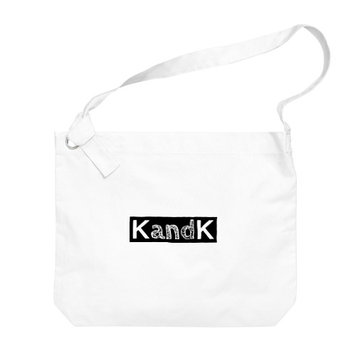 KandKロゴ ビッグショルダーバッグ