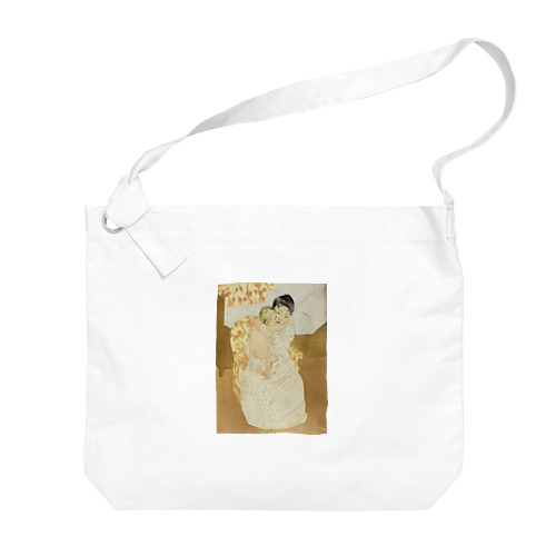 【世界の名画】メアリー・カサット『Maternal Caress』 Big Shoulder Bag