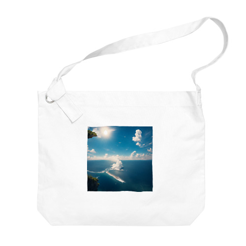 きれいな青空と海のグッズ Big Shoulder Bag