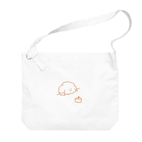 わんことケーキ Big Shoulder Bag