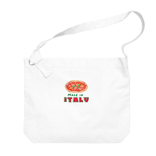 イタリアピザ Big Shoulder Bag